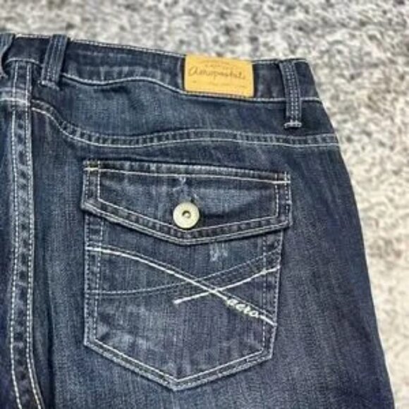 Aeropostale Bayla Skinny Jeans Womens 9/10 (32x32) Vintage 2000s Y2K Low Rise - Picture 5 of 6